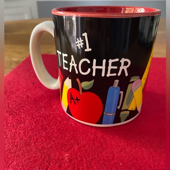 Ceramic #1 Teacher Mug - Picture 1 of 5